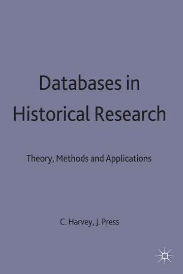 Cover of Databases in Historical Research