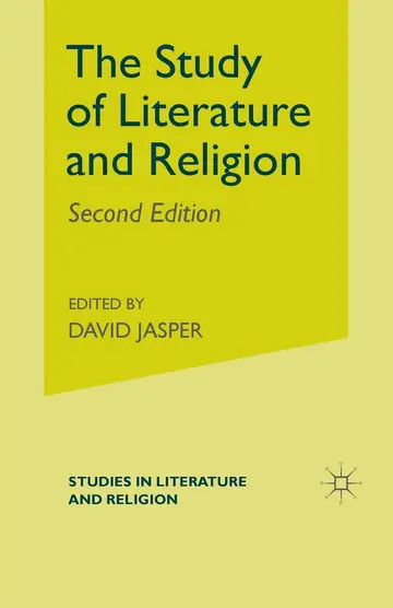 Cover of Study of Literature and Religion