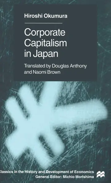 Cover of Corporate Capitslism in Japan