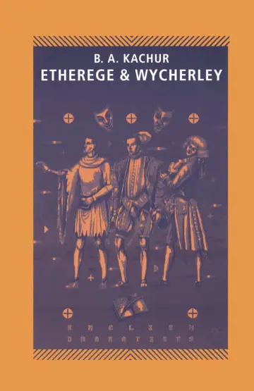 Cover of Etherege and Wycherley