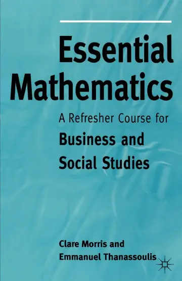 Cover of Essential Mathematics