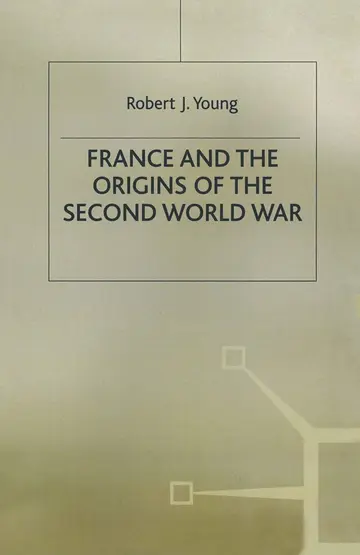 Cover of France and the Origins of the Second World War