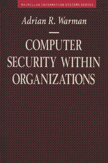 Cover of Computer Security within Organisations