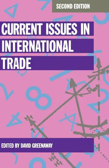 Cover of Current Issues in International Trade