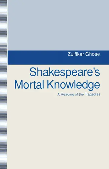 Cover of Shakespeare's Mortal Knowledge