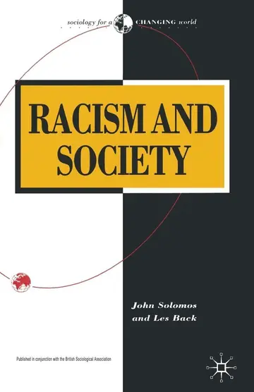 Cover of Racism and Society