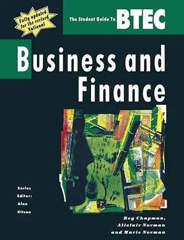 Cover of The Student Guide to BTEC Business and Finance