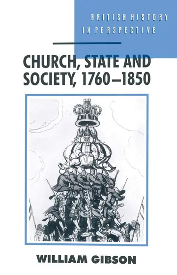 Cover of Church, State and Society, 1760–1850