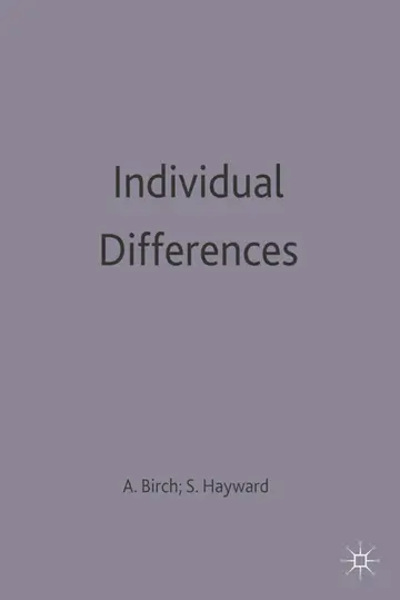 Cover of Individual Differences