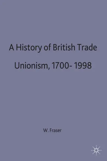Cover of A History of British Trade Unionism 1700–1998
