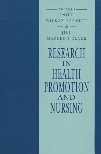 Cover of Research in Health Promotion and Nursing