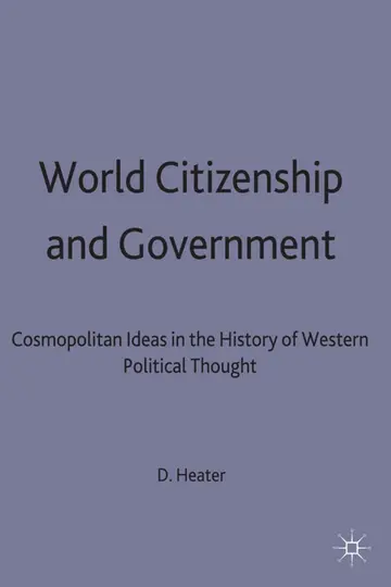 Cover of World Citizenship and Government
