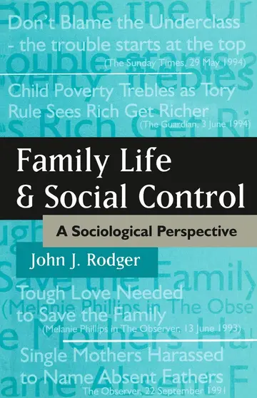 Cover of Family Life and Social Control
