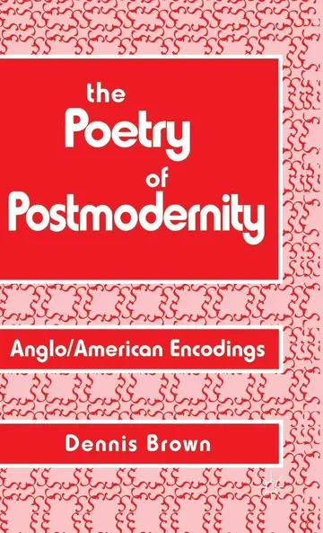 Cover of The Poetry of Postmodernity