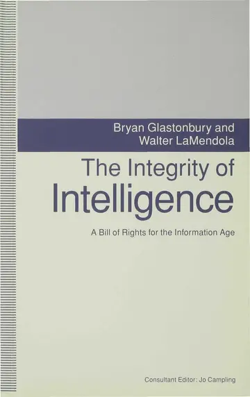 Cover of The Integrity of Intelligence