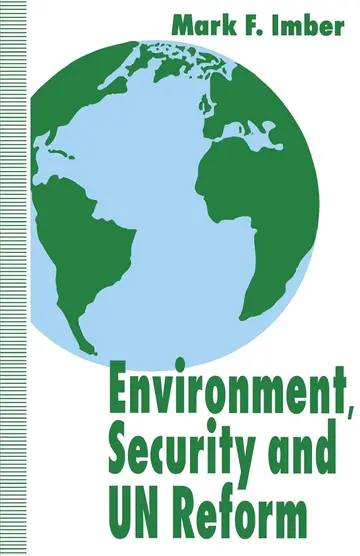 Cover of Environment, Security and UN Reform