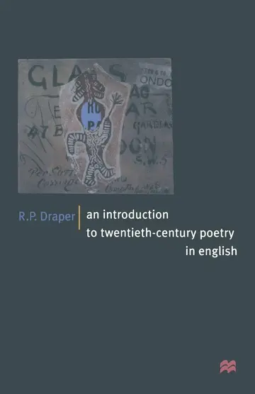 Cover of An Introduction to Twentieth-Century Poetry in English