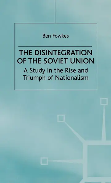 Cover of The Disintegration of the Soviet Union