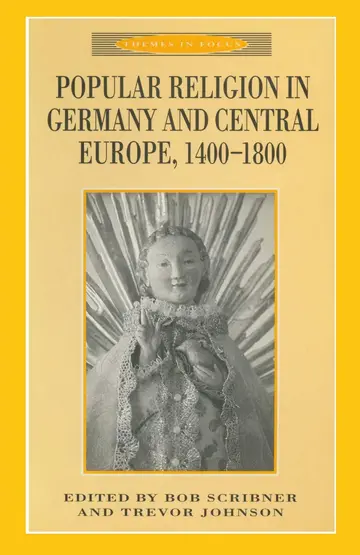 Cover of Popular Religion in Germany and Central Europe, 1400-1800