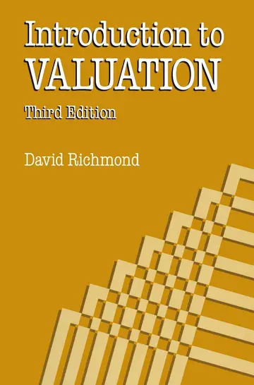 Cover of Introduction to Valuation