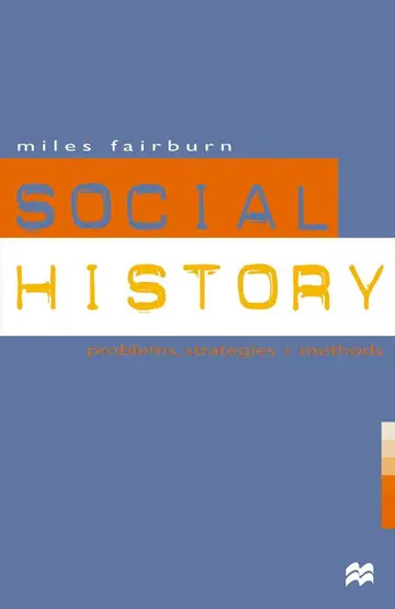 Cover of Social History