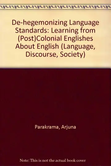 Cover of De-hegemonizing Language Standards
