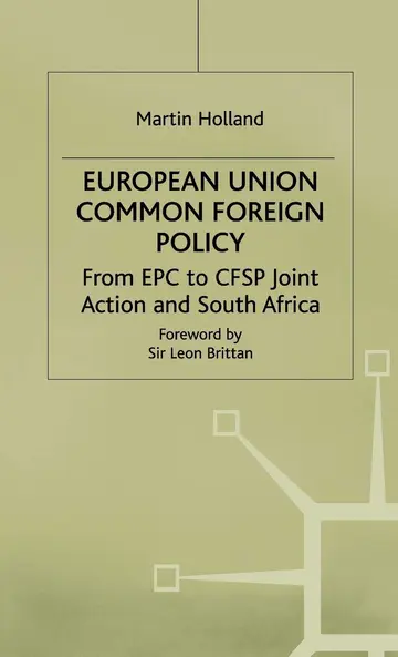 Cover of European Union Common Foreign Policy
