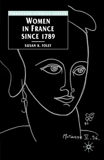 Cover of Women in France Since 1789
