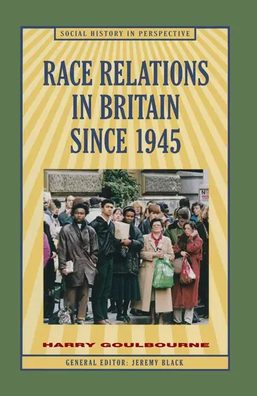 Cover of Race Relations in Britain Since 1945