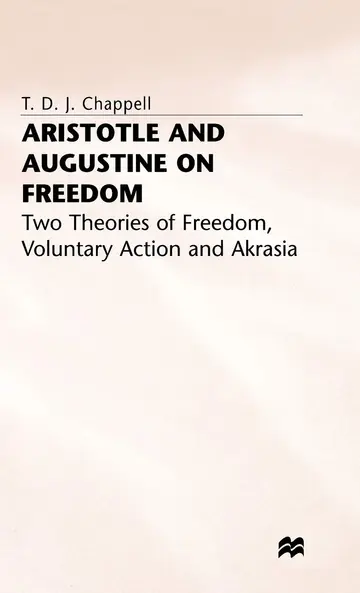 Cover of Aristotle and Augustine on Freedom