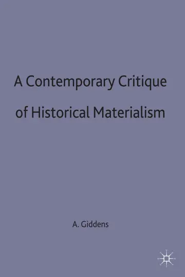 Cover of A Contemporary Critique of Historical Materialism