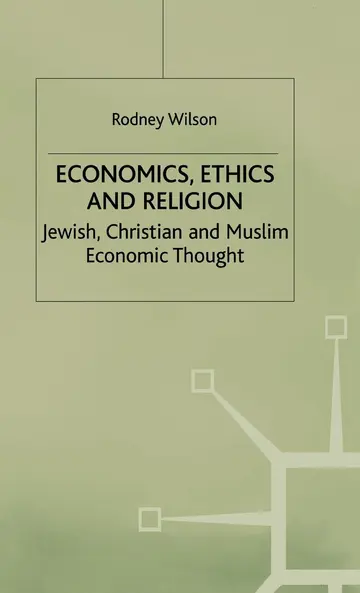 Cover of Economics, Ethics and Religion