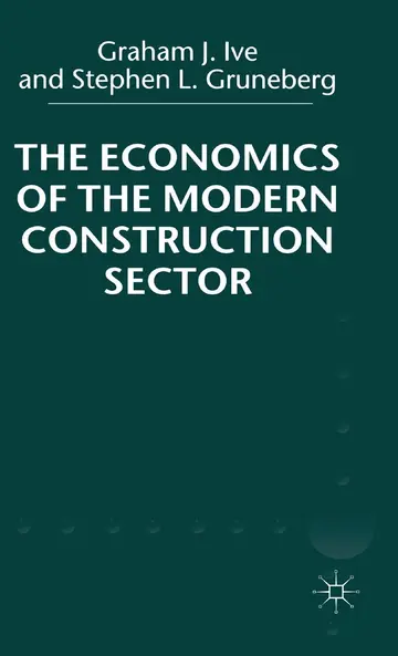 Cover of The Economics of the Modern Construction Sector