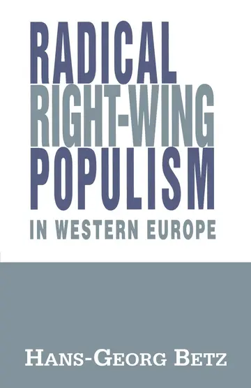 Cover of Radical Right-Wing Populism in Western Europe