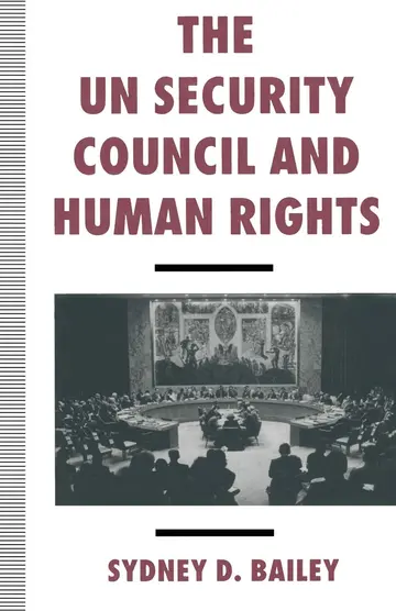 Cover of The UN Security Council and Human Rights