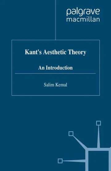 Cover of Kant's Aesthetic Theory