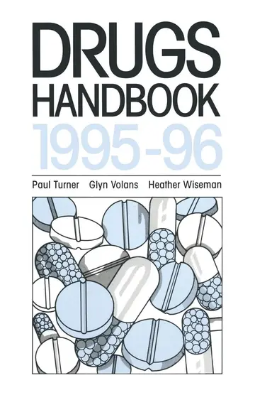 Cover of Drugs Handbook 1995–96