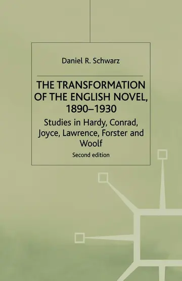 Cover of The Transformation of the English Novel, 1890-1930