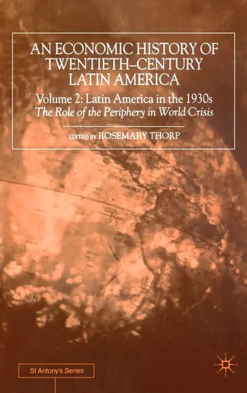Cover of An Economic History of Twentieth-Century Latin America