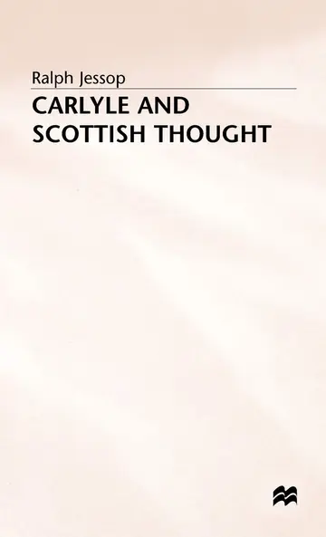Cover of Carlyle and Scottish Thought