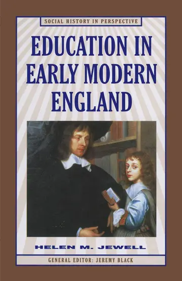 Cover of Education in Early Modern England