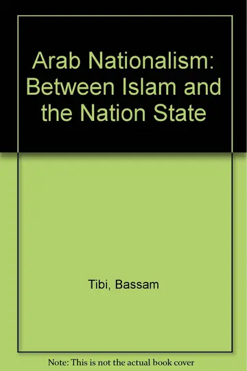 Cover of Arab Nationalism