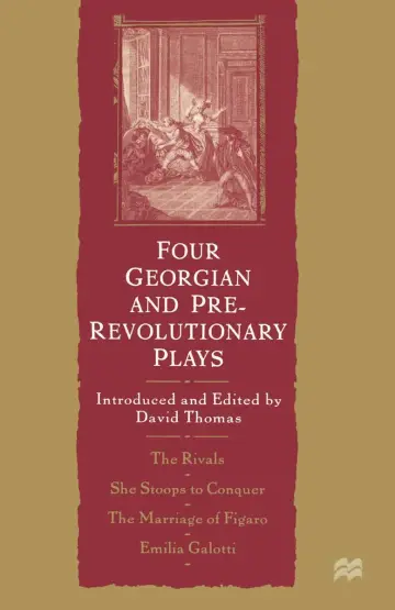 Cover of Four Georgian and Pre-Revolutionary Plays