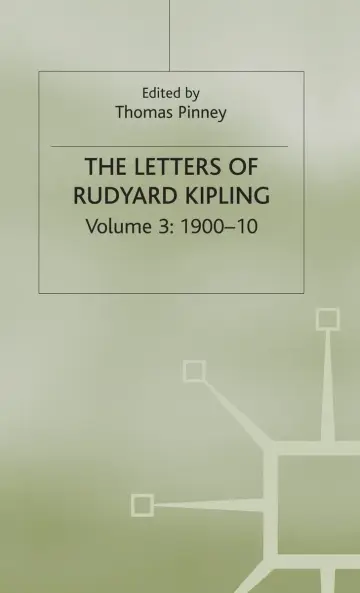 Cover of The Letters of Rudyard Kipling
