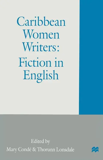 Cover of Caribbean Women Writers
