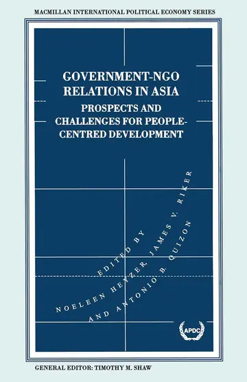 Cover of Government-NGO Relations in Asia