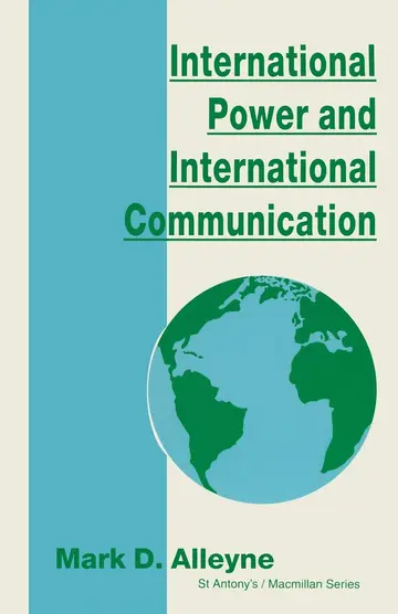 Cover of International Power and International Communication