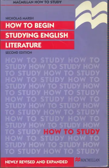 Cover of How to Begin Studying English Literature