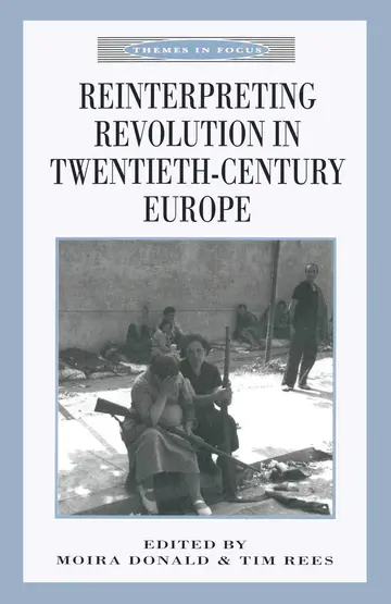 Cover of Reinterpreting Revolution in Twentieth-Century Europe