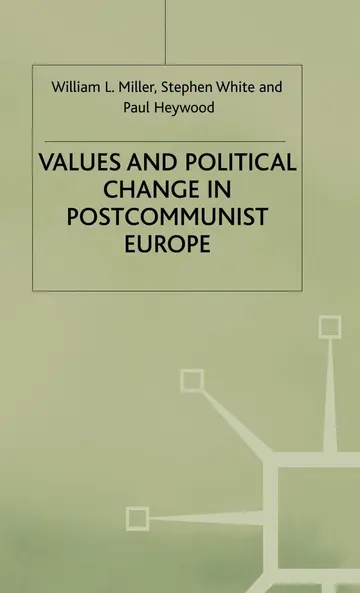 Cover of Values and Political Change in Postcommunist Europe